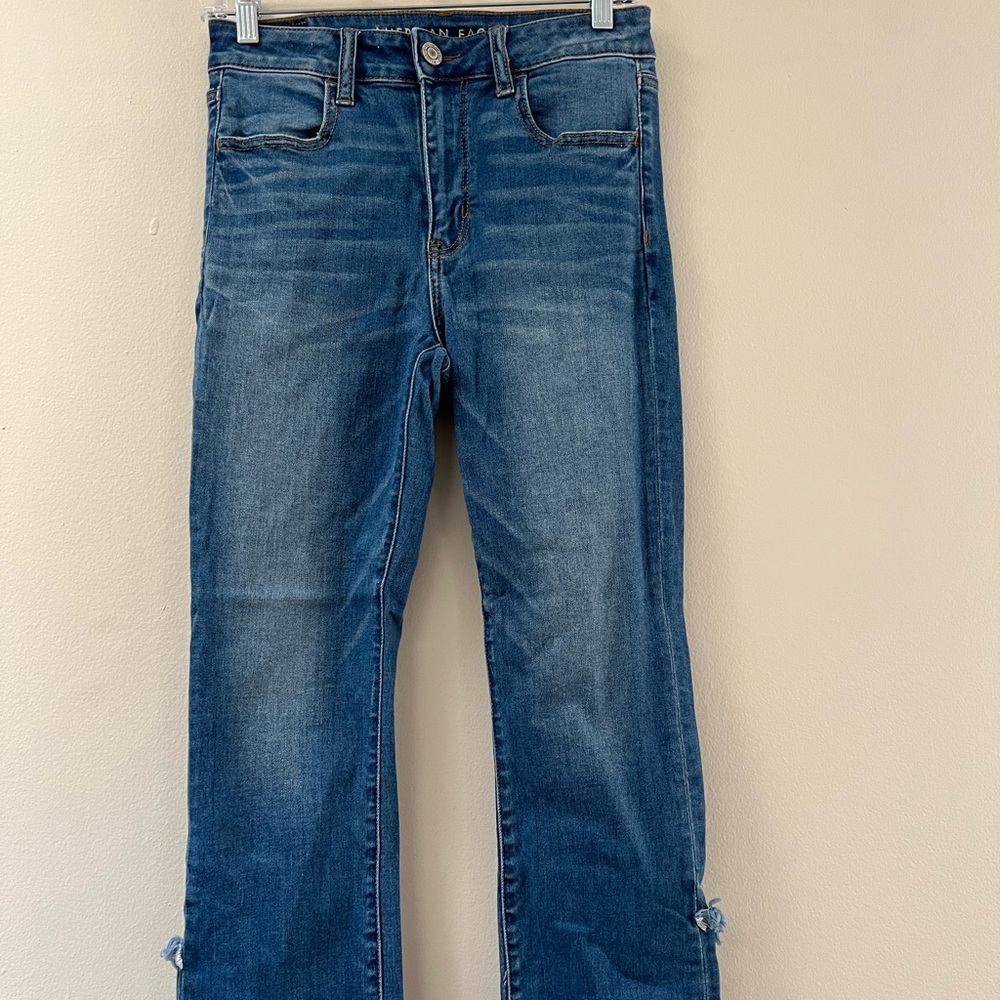 American Eagle jeggings with ankle design